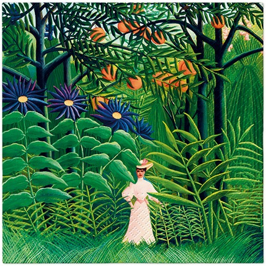 20 napkins Woman in Forest - Woman in the jungle 33x33cm