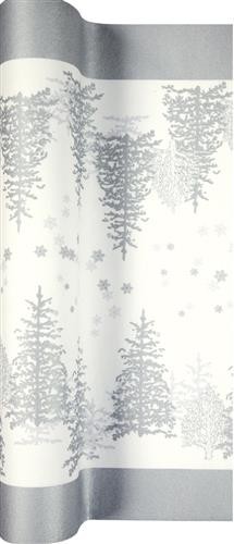Tischläufer Tree and Snowflakes - Bäume & Schneeflocken 500x40cm