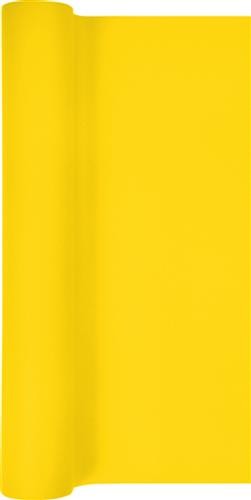 Tischläufer Uni gelb 490x40cm