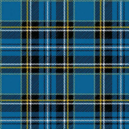 20 napkins Scottish blue - Scottish plaid blue 33x33cm