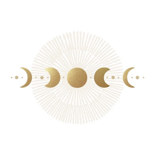 20 Servietten Luna & Solis - Konstellation von Mond und Sonne 33x33cm