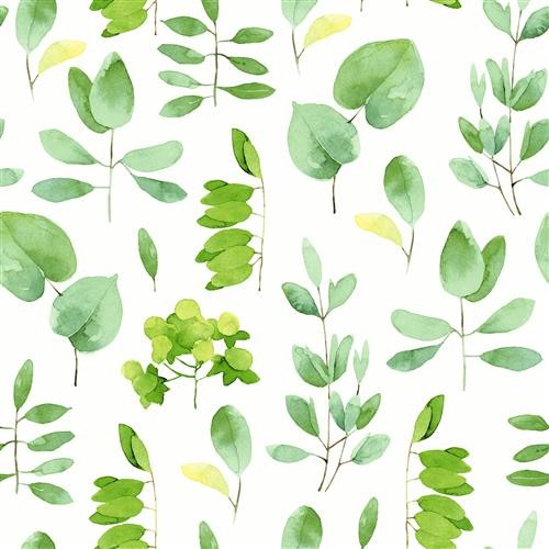20 Cocktailservietten Fresh Leaves – Frische, grüne Blätter 24x24cm
