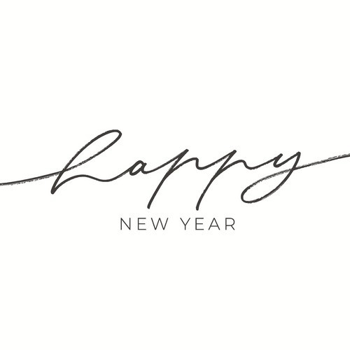 20 Servietten Fresh New Year - Einfach Happy New Year 33x33cm