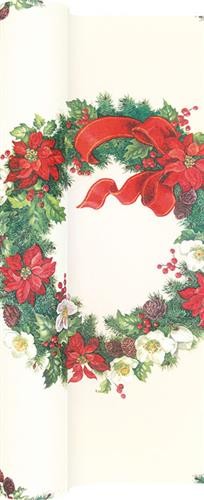 Tischläufer Christmas wreath - Adventskranz 500x40cm