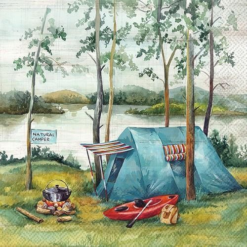 20 Napkins Tim - Camping in the forest 33x33cm