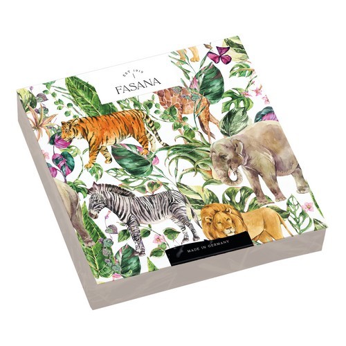20 napkins Tropical Wilderness - Exotic animal world 33x33cm