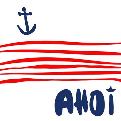 20 napkins Ahoy - Anchor to Ahoy 33x33cm