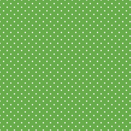 20 Servietten White Dots on green - Kleine weiße Punkte auf grün 33x33cm