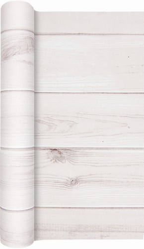 Biertischtuchrolle Wooden Planks - Holzstruktur hell 990x80cm