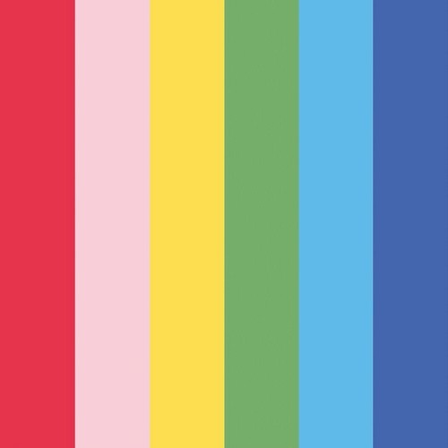 20 Servietten Pride Colors - Streifen vom Regenbogen 33x33cm