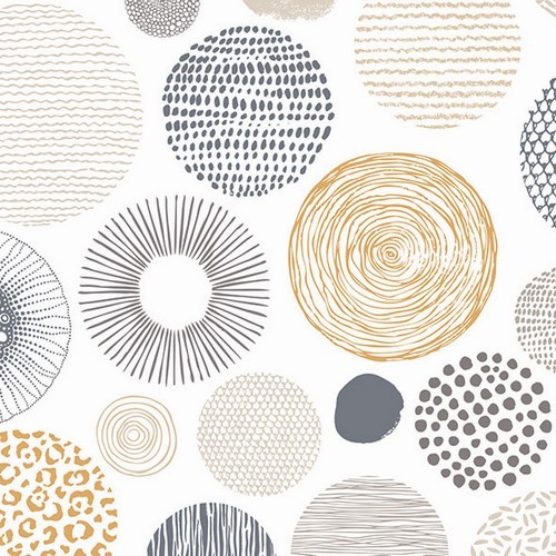 20 napkins Circles Texture - circles in various shapes 33x33cm