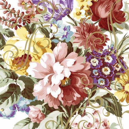 20 Servietten Ornate Florals 33x33cm