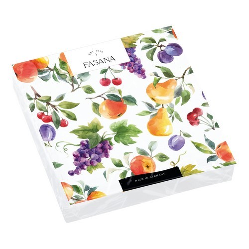 20 napkins Sweet Fruits - Colorful orchard 33x33cm