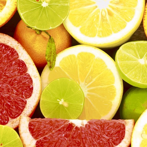 20 Servietten Citrus Mix - Mix an Zitrusfrüchte 33x33cm