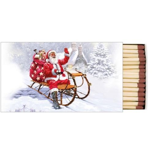 Kaminhölzer 45er Box Santa on Sledge 11x6,3cm