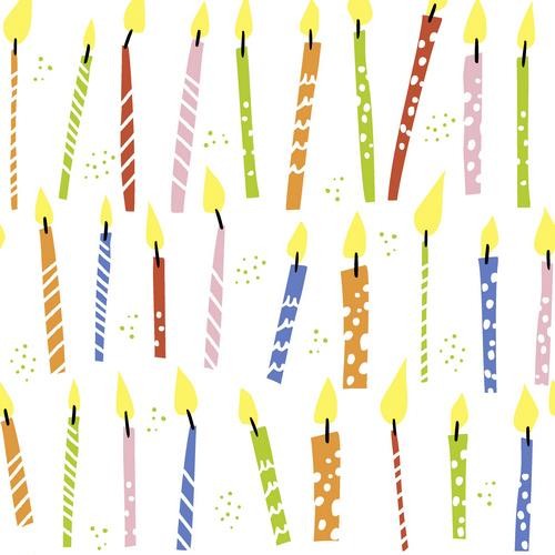 20 Servietten B-day Candles 33x33cm