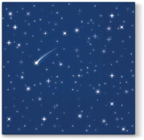 20 Servietten Heaven - Himmel voller Sterne 33x33cm