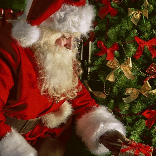20 Servietten Bringing Gifts - Weihnachtsmann überliefert Geschenke 33x33cm