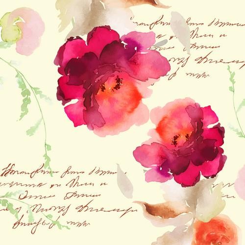 20 napkins Poem - poem about flowers33x33cm