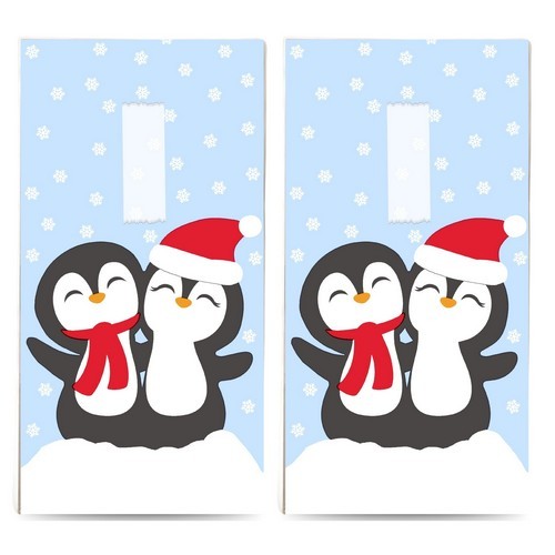 2x 10 Taschentücher Penguin Santas - Weihnachtliche Pinguine