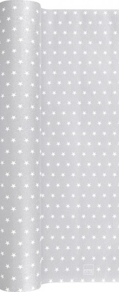 Tischläufer Mini stars silver - Mini Sterne silber 500x40cm