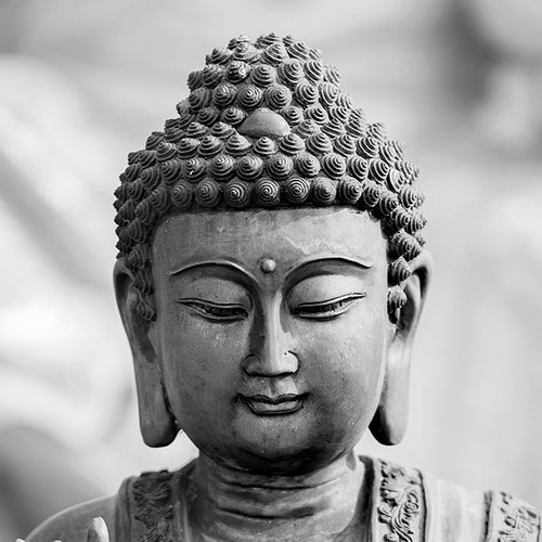 20 Servietten Buddha Head - Kopf des Buddha 33x33cm