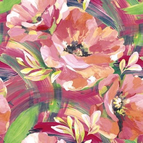 20 Servietten Vivid Flowers - Blumen im Gemälde 33x33cm