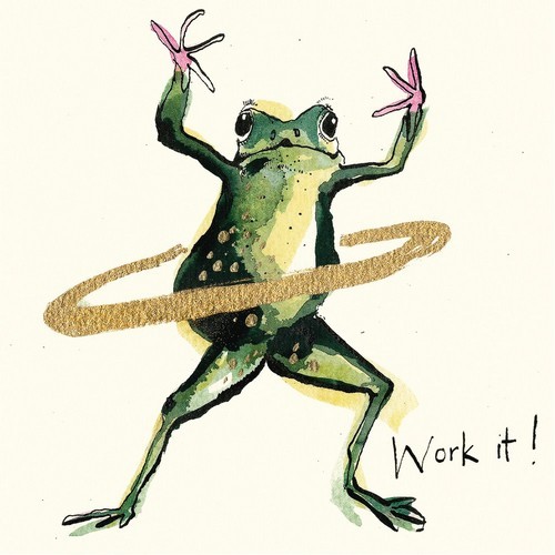 20 Napkins Work it - frog circles the hips 33x33cm