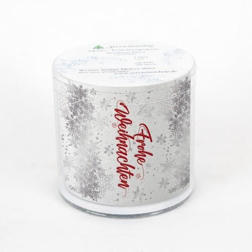 Toilettenpapier Rolle Frohe Weihnachten / Kristalle