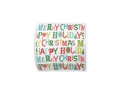 Toilettenpapier Rolle Colorful - Happy Holidays 3-lagig