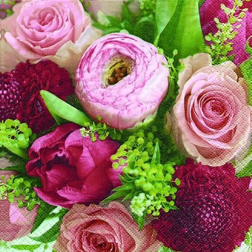 20 Servietten A Wealth of Flowers – Reich an Blumen 33x33cm