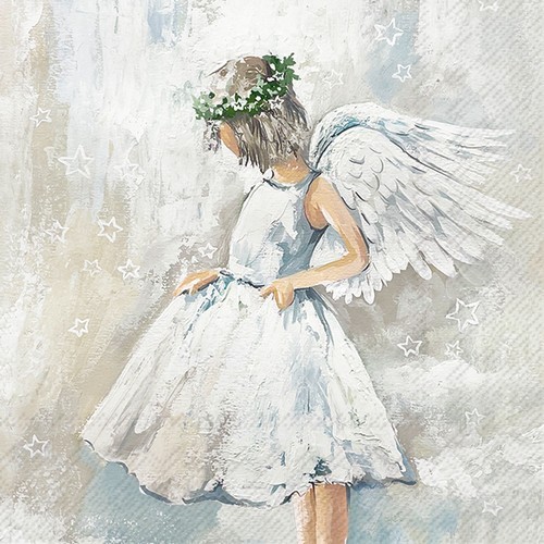 20 Napkins My Angel - Pure calm angel 33x33cm