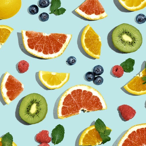 20 Servietten Summer Fruity - Geschmack der Früchte 33x33cm