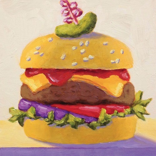 20 Servietten RJG´s Cheeseburger - Leckerer Cheeseburger 33x33cm