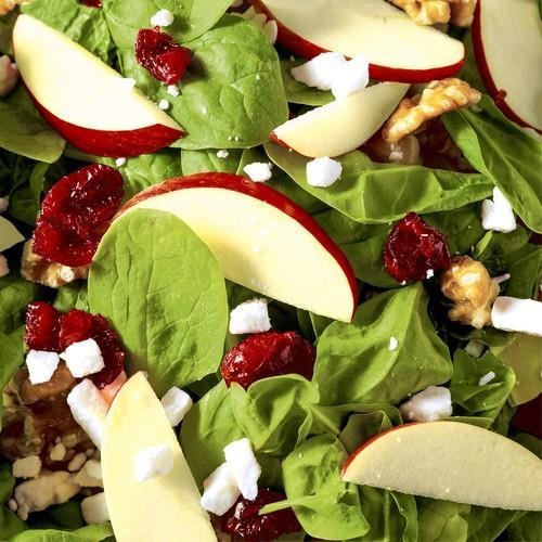 20 Servietten Fresh Salad - Frischer Salat mit Äpfel 33x33cm