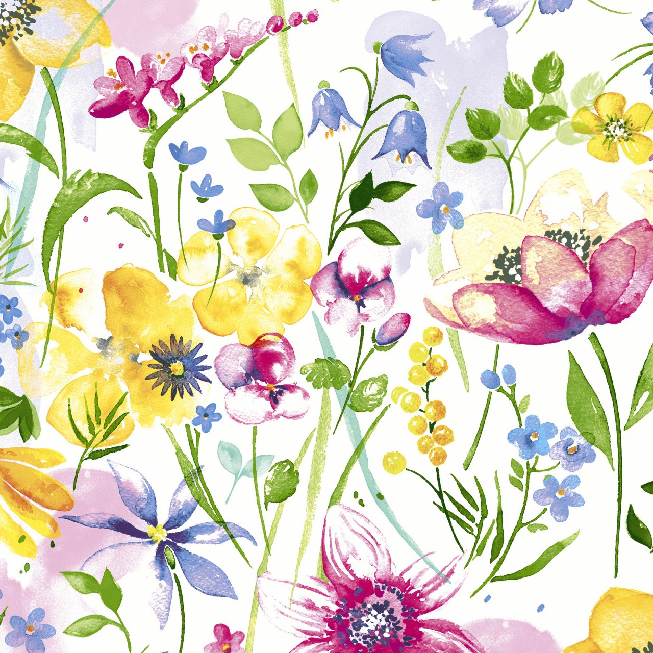 20 Servietten A Wealth of Flowers Blumen Frühling Sommer Tischdeko Motiv 33x33cm 