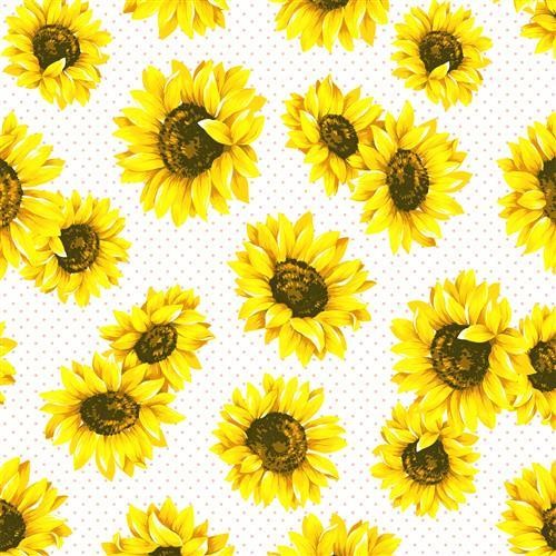 20 Cocktailservietten Sunflower Garden – Sonnenblumenblüten 24x24cm