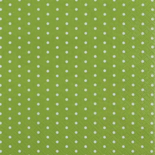 20 Napkins Mini Dots light green - Mini dots light green 33x33cm