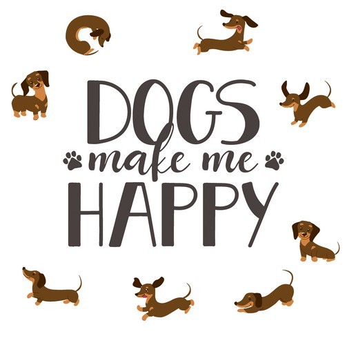 20 Servietten Dog Happy - Hunde machen glücklich 33x33cm