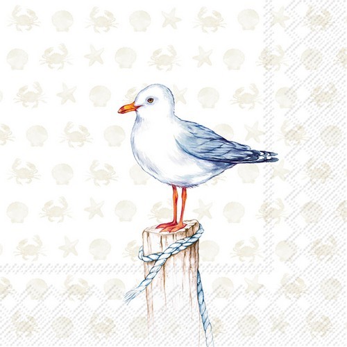 20 napkins Gulliver - Seagull single 33x33cm