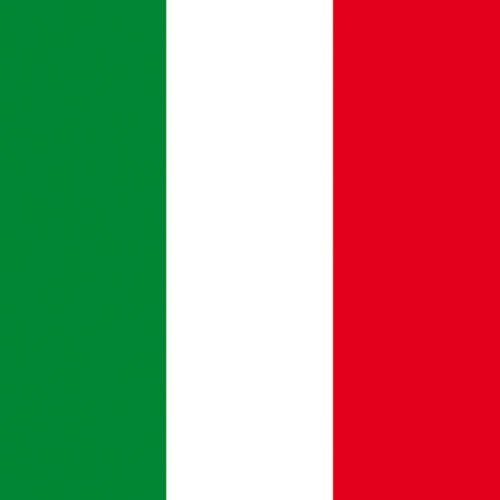 20 Servietten Italy - Italienische Flagge 33x33cm