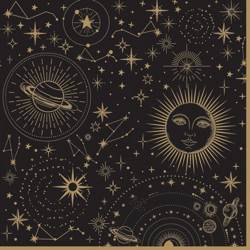 20 napkins Celestial - Astronomy 33x33cm