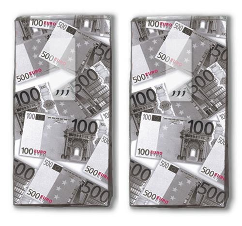 2x 10 Taschentücher Euro