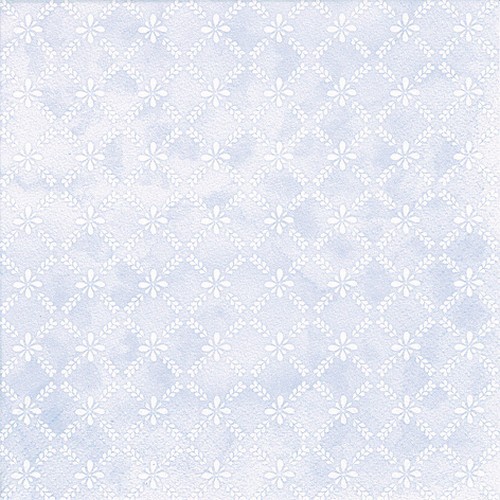 20 Napkins Maria dusty blue - Floral lattice pattern blue 33x33cm