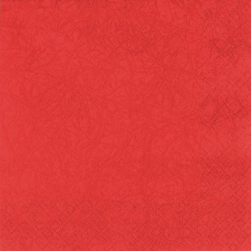 20 Napkins Modern Colours cardinal red 33x33cm