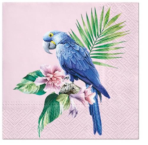 PAW 20 Servietten Exotic Parrot 33x33cm
