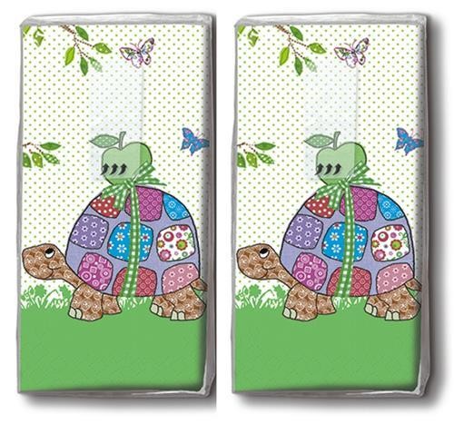 DP 10 Taschentücher Paul und Paula - Lustige Schildkröten