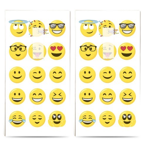 2x 10 Taschentücher Smileys - Emojis