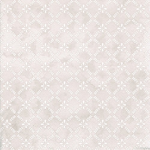20 Napkins Maria taupe - Floral lattice pattern taupe 33x33cm
