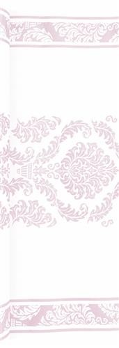 RP Tischläufer Elegant rosé - Muster rosé 490x40cm